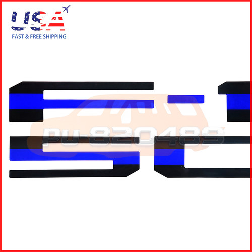 Black blue rear tailgate - rear,