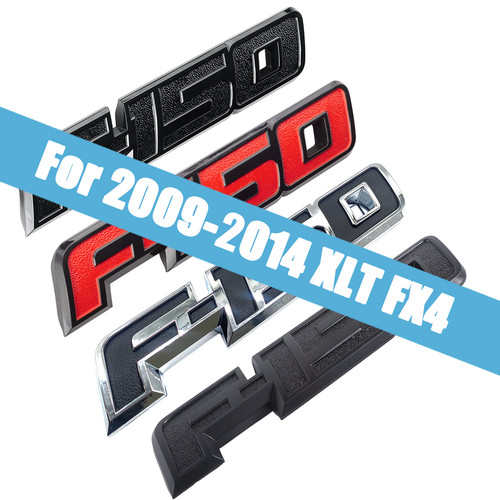 Red black tailgate badge - 3d,