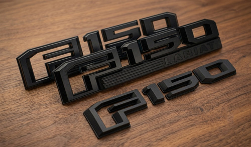 3pc front fender rear emblem - 3pc,