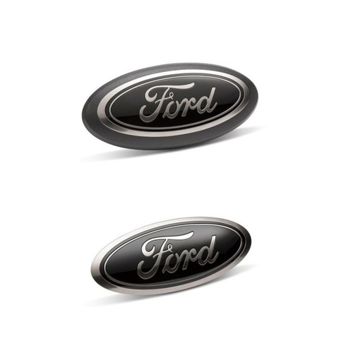Ford racing black oval - black,