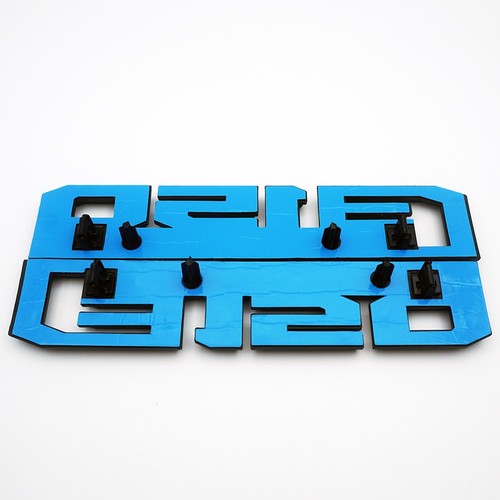 2pc set front fender emblem - front,